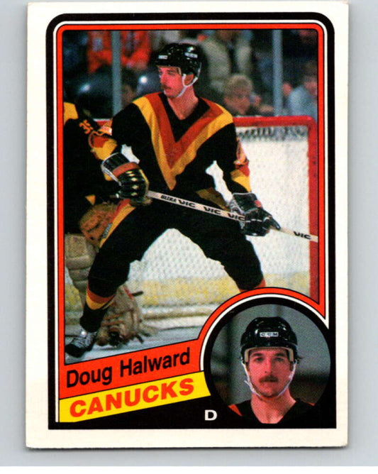 1984-85 O-Pee-Chee #320 Doug Halward  Vancouver Canucks  V64601 Image 1