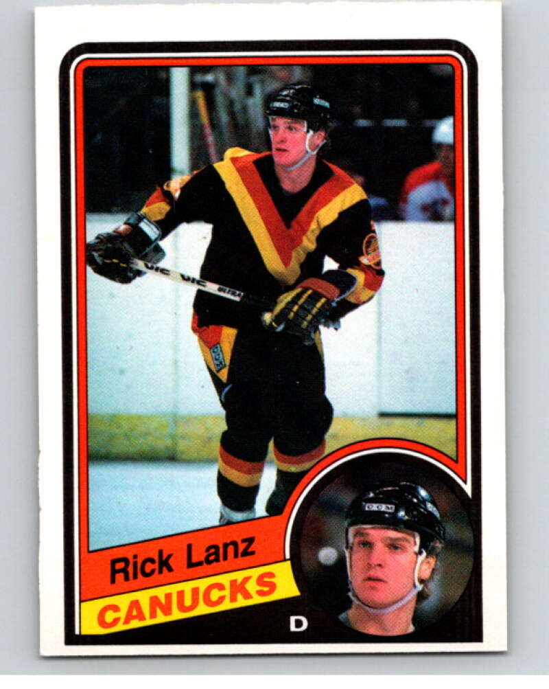 1984-85 O-Pee-Chee #321 Rick Lanz  Vancouver Canucks  V64603 Image 1