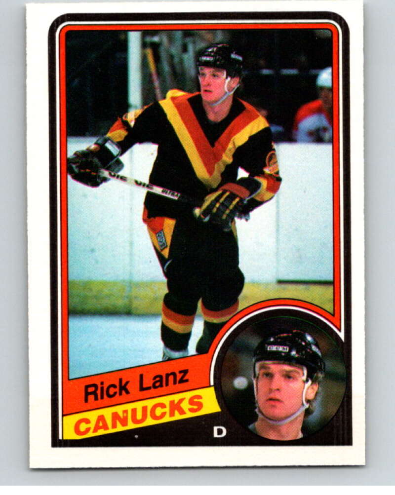 1984-85 O-Pee-Chee #321 Rick Lanz  Vancouver Canucks  V64604 Image 1