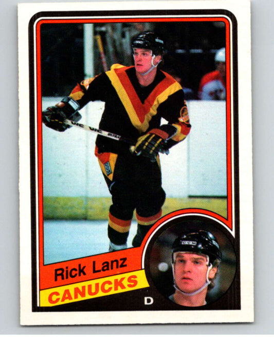 1984-85 O-Pee-Chee #321 Rick Lanz  Vancouver Canucks  V64605 Image 1