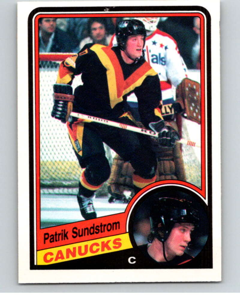 1984-85 O-Pee-Chee #331 Patrik Sundstrom  Vancouver Canucks  V64629 Image 1