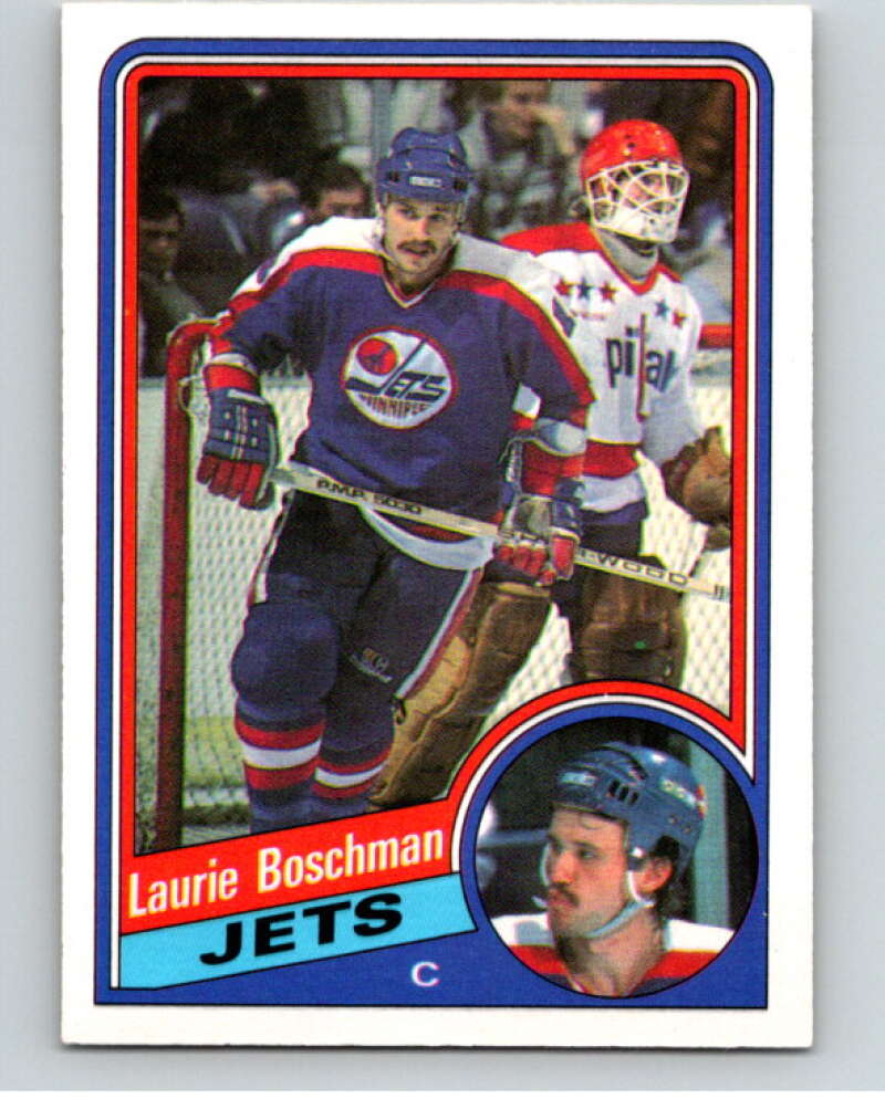 1984-85 O-Pee-Chee #335 Laurie Boschman  Winnipeg Jets  V64637 Image 1