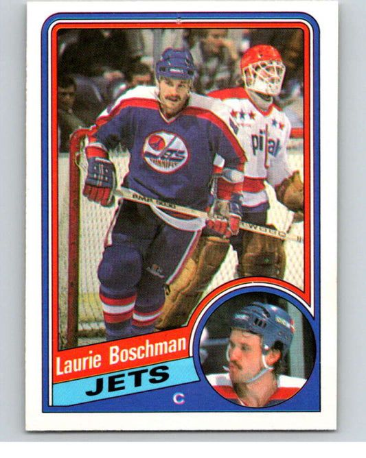 1984-85 O-Pee-Chee #335 Laurie Boschman  Winnipeg Jets  V64638 Image 1