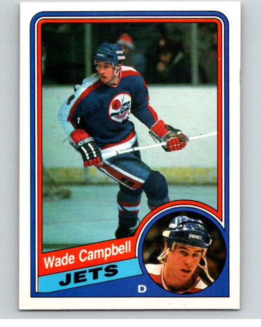 1984-85 O-Pee-Chee #336 Wade Campbell  Winnipeg Jets  V64640 Image 1