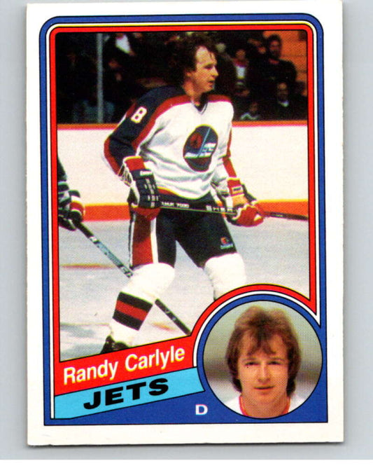 1984-85 O-Pee-Chee #337 Randy Carlyle  Winnipeg Jets  V64641 Image 1
