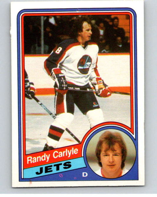 1984-85 O-Pee-Chee #337 Randy Carlyle  Winnipeg Jets  V64642 Image 1