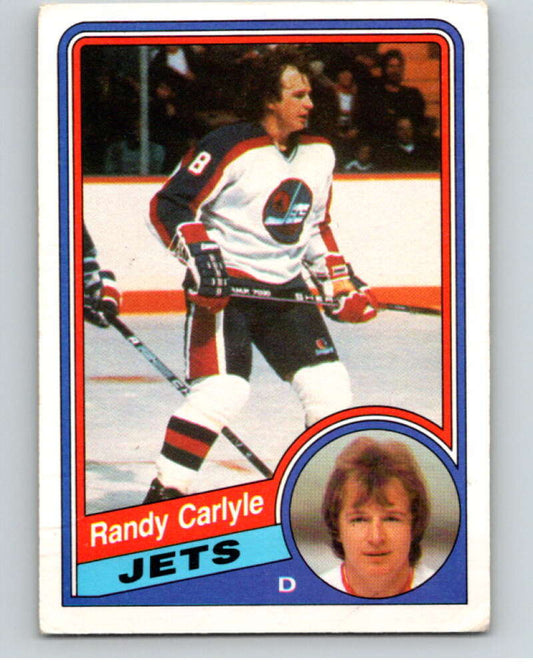 1984-85 O-Pee-Chee #337 Randy Carlyle  Winnipeg Jets  V64643 Image 1