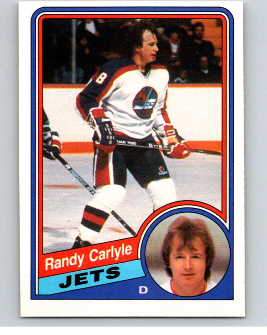 1984-85 O-Pee-Chee #337 Randy Carlyle  Winnipeg Jets  V64644 Image 1