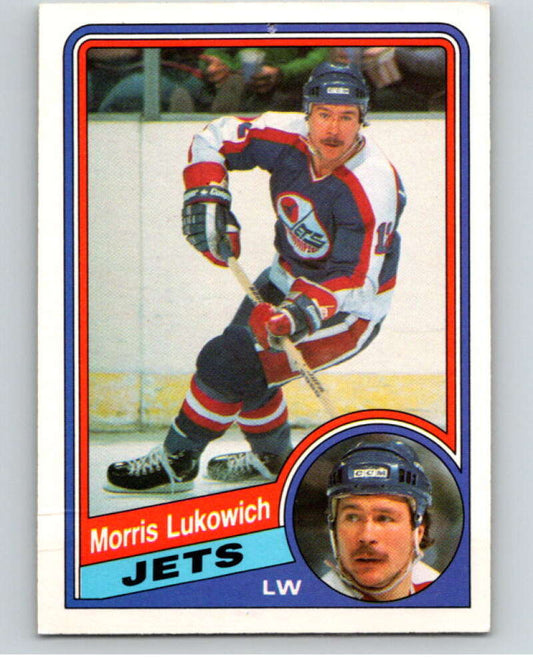 1984-85 O-Pee-Chee #340 Morris Lukowich  Winnipeg Jets  V64649 Image 1