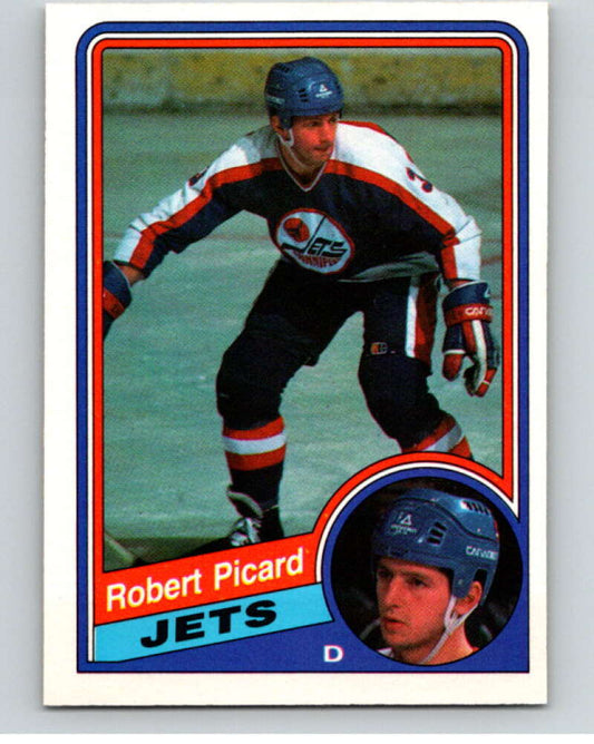 1984-85 O-Pee-Chee #345 Robert Picard  Winnipeg Jets  V64667 Image 1