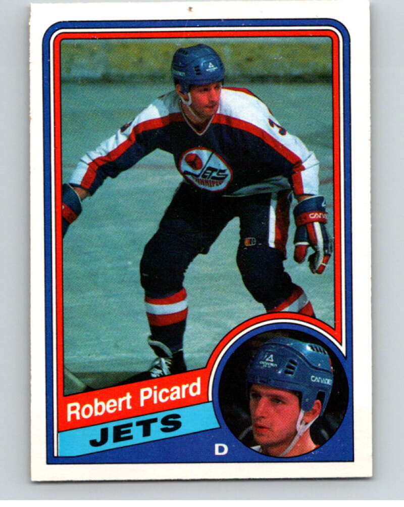 1984-85 O-Pee-Chee #345 Robert Picard  Winnipeg Jets  V64668 Image 1