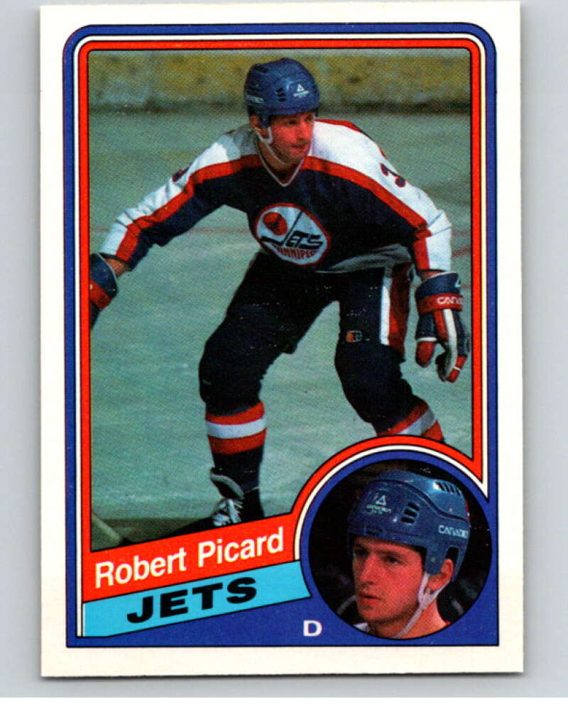 1984-85 O-Pee-Chee #345 Robert Picard  Winnipeg Jets  V64669 Image 1