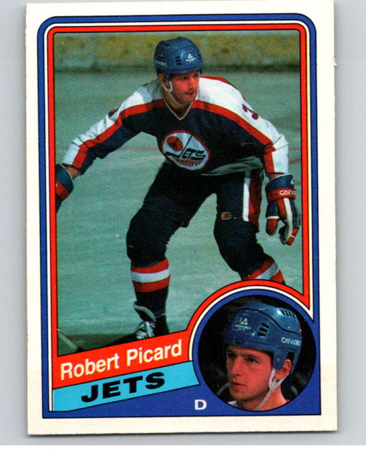 1984-85 O-Pee-Chee #345 Robert Picard  Winnipeg Jets  V64670 Image 1