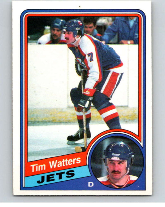 1984-85 O-Pee-Chee #350 Tim Watters  Winnipeg Jets  V64680 Image 1