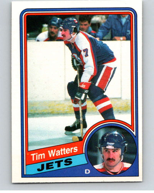 1984-85 O-Pee-Chee #350 Tim Watters  Winnipeg Jets  V64681 Image 1