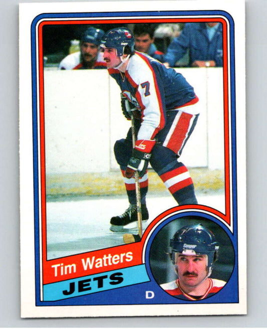 1984-85 O-Pee-Chee #350 Tim Watters  Winnipeg Jets  V64682 Image 1