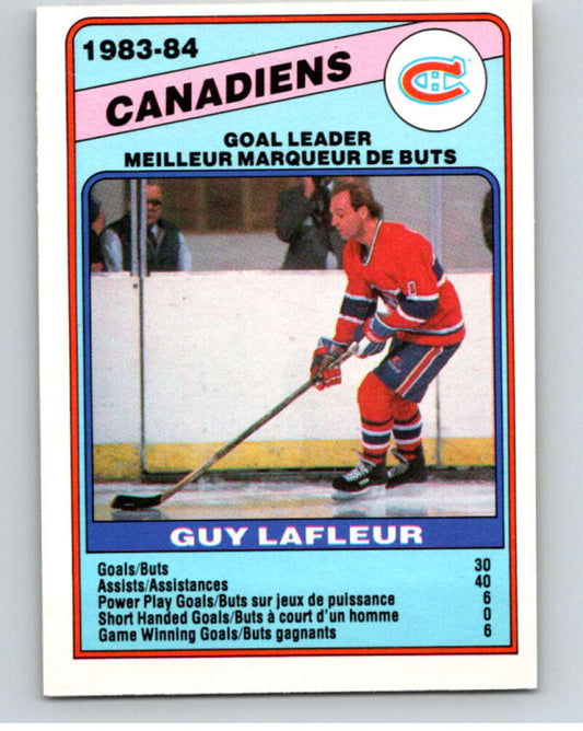 1984-85 O-Pee-Chee #360 Guy Lafleur TL  Montreal Canadiens  V64703 Image 1