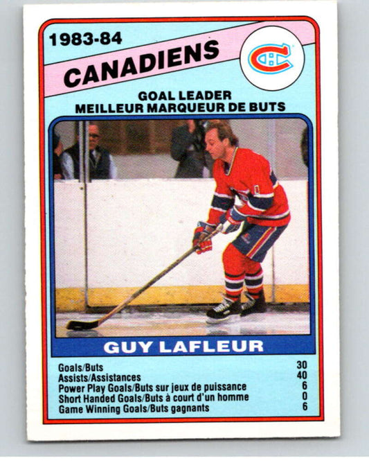 1984-85 O-Pee-Chee #360 Guy Lafleur TL  Montreal Canadiens  V64704 Image 1