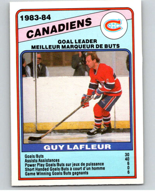 1984-85 O-Pee-Chee #360 Guy Lafleur TL  Montreal Canadiens  V64706 Image 1