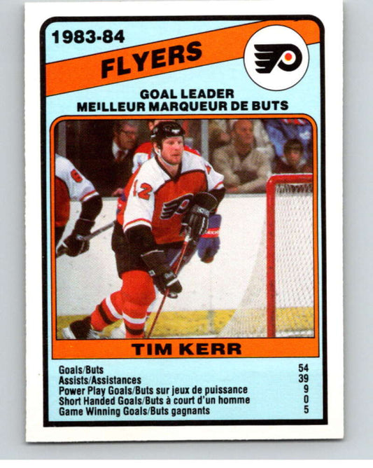 1984-85 O-Pee-Chee #364 Tim Kerr TL  Philadelphia Flyers  V64715 Image 1