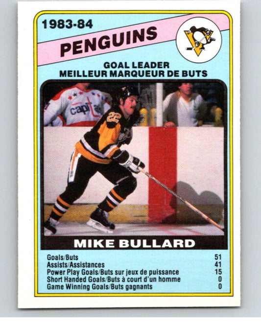 1984-85 O-Pee-Chee #365 Mike Bullard TL  Pittsburgh Penguins  V64717 Image 1