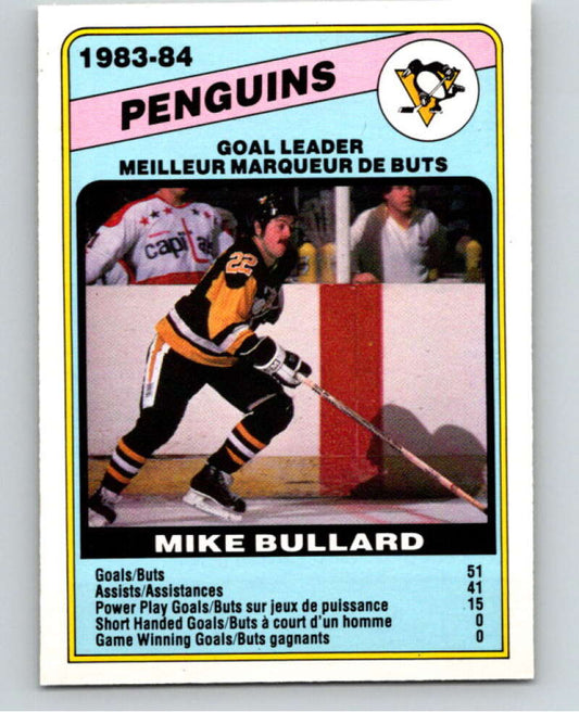 1984-85 O-Pee-Chee #365 Mike Bullard TL  Pittsburgh Penguins  V64718 Image 1
