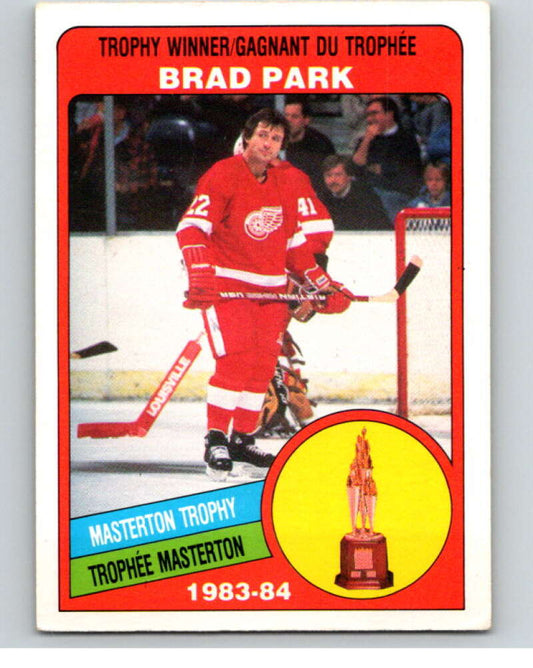1984-85 O-Pee-Chee #378 Brad Park TR  Detroit Red Wings  V64745 Image 1