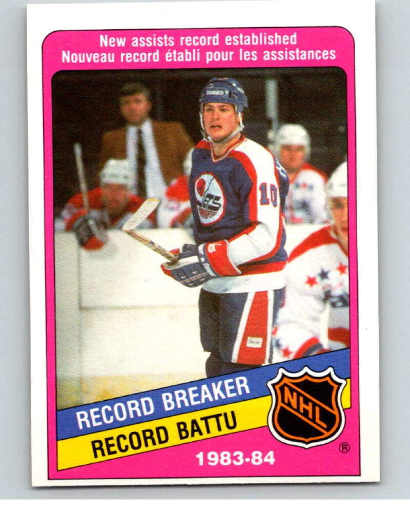 1984-85 O-Pee-Chee #393 Dale Hawerchuk RB  Winnipeg Jets  V64773 Image 1