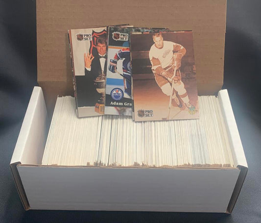 1991-92 Pro Set Hockey Trading Cards - Box Over 400 cards! - Lot #2 Image 1