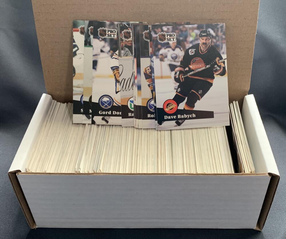 1991-92 Pro Set Hockey Trading Cards - Box Over 400 cards! - Lot #3 Image 1