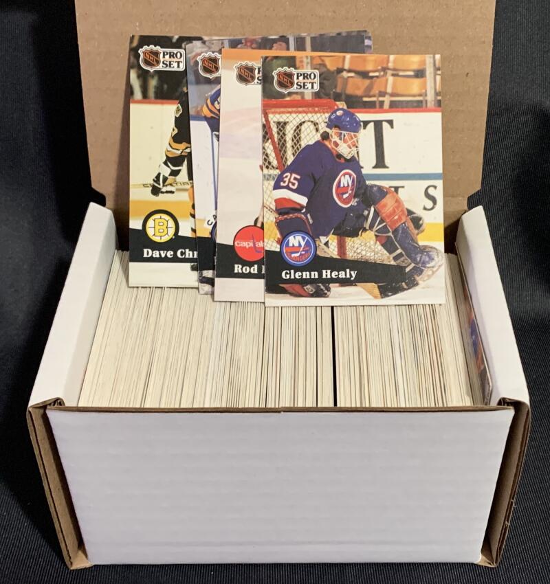 1991-92 Pro Set Hockey Trading Cards - Box Over 330 cards! - Lot #5 Image 1