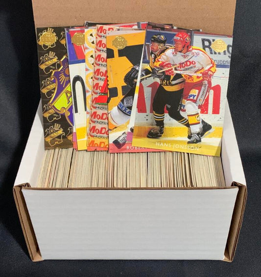 1995-96 Swedish Leaf Hockey Trading Cards - Box Over 280 cards! - Lot #1 Image 1
