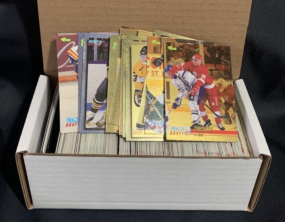 1995-96 Classic & Classic Gold Hockey Cards - Box Over 300 cards! - Lot #1 Image 1