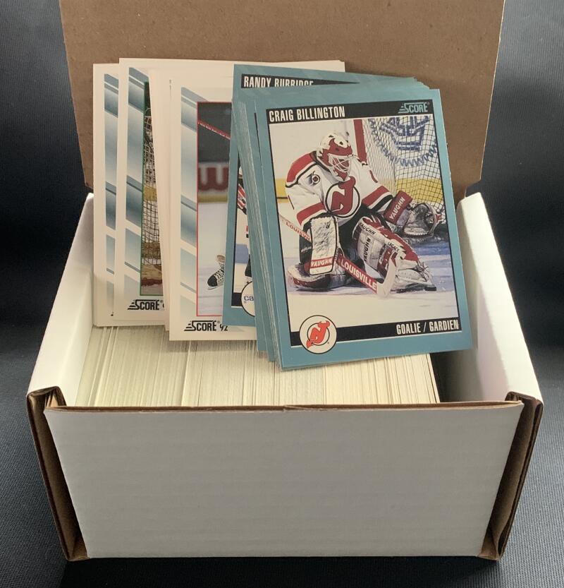 1992-93 Score & Score Canadian Hockey Cards - Box Over 270 cards! - Lot #1 Image 1