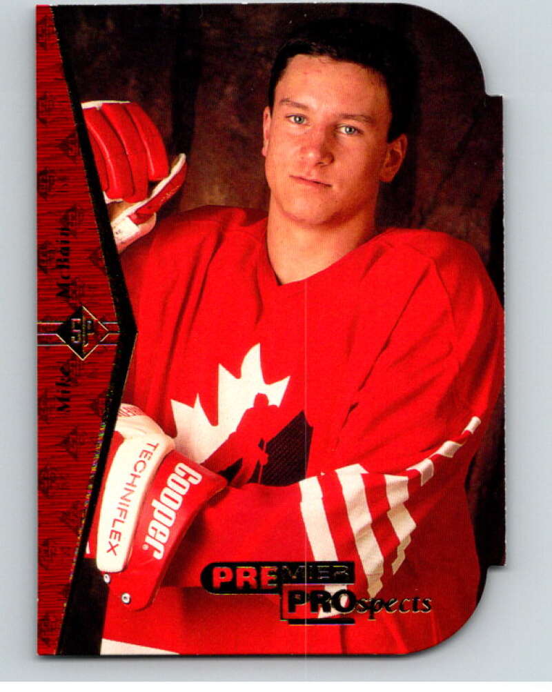 1994-95 Upper Deck SP Die-Cut Hockey #176 Mike McBain  V64886 Image 1