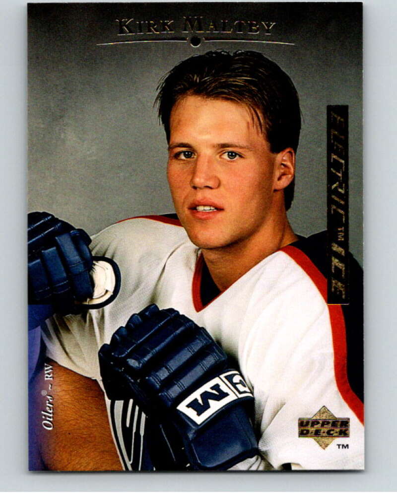 1995-96 Upper Deck Electric Ice Gold #41 Kirk Maltby Oilers  V64889 Image 1