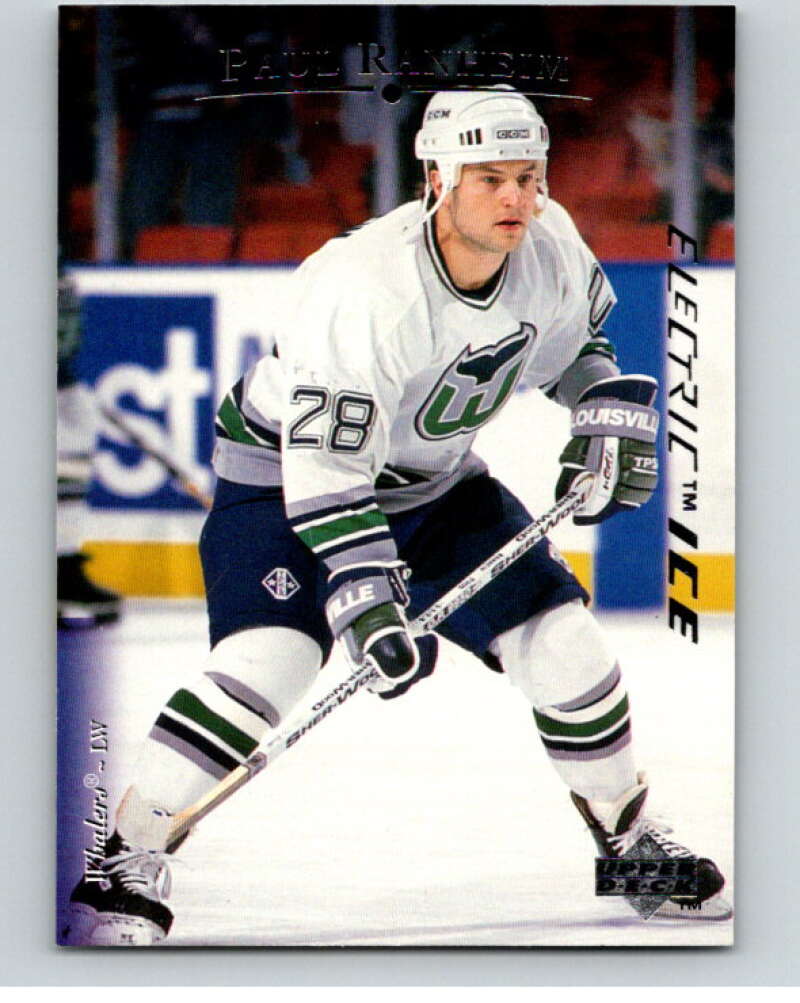 1995-96 Upper Deck Electric Ice #13 Paul Ranheim  Hartford Whalers  V64892 Image 1