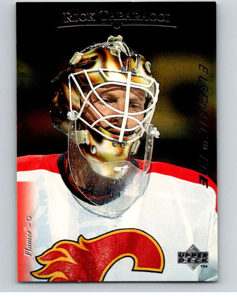 1995-96 Upper Deck Electric Ice #196 Rick Tabaracci  Calgary Flames  V64899 Image 1