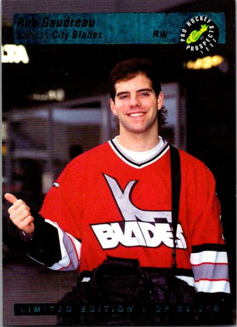 1993-94 Classic Pro Prospects LPs #LP3 Rob Gaudreau  V64963 Image 1