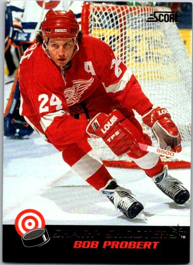 1992-93 Score Sharp Shooters #17 Bob Probert  V64969 Image 1