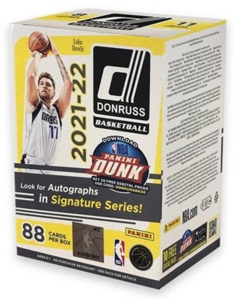 2021-22 Panini Donruss Basketball Box Factory Sealed - 88 Cards! Image 1