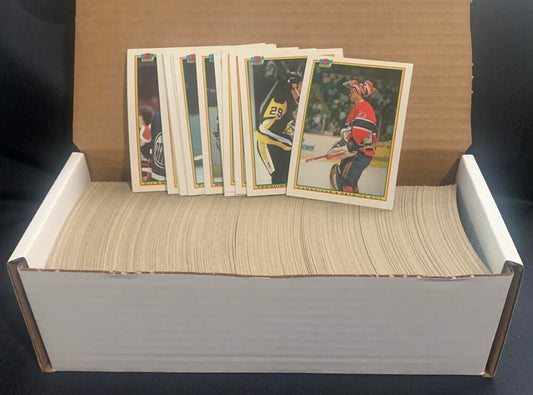 1990-91 Bowman Hockey Trading Cards - Box Over 500 cards! - Lot #1 Image 1