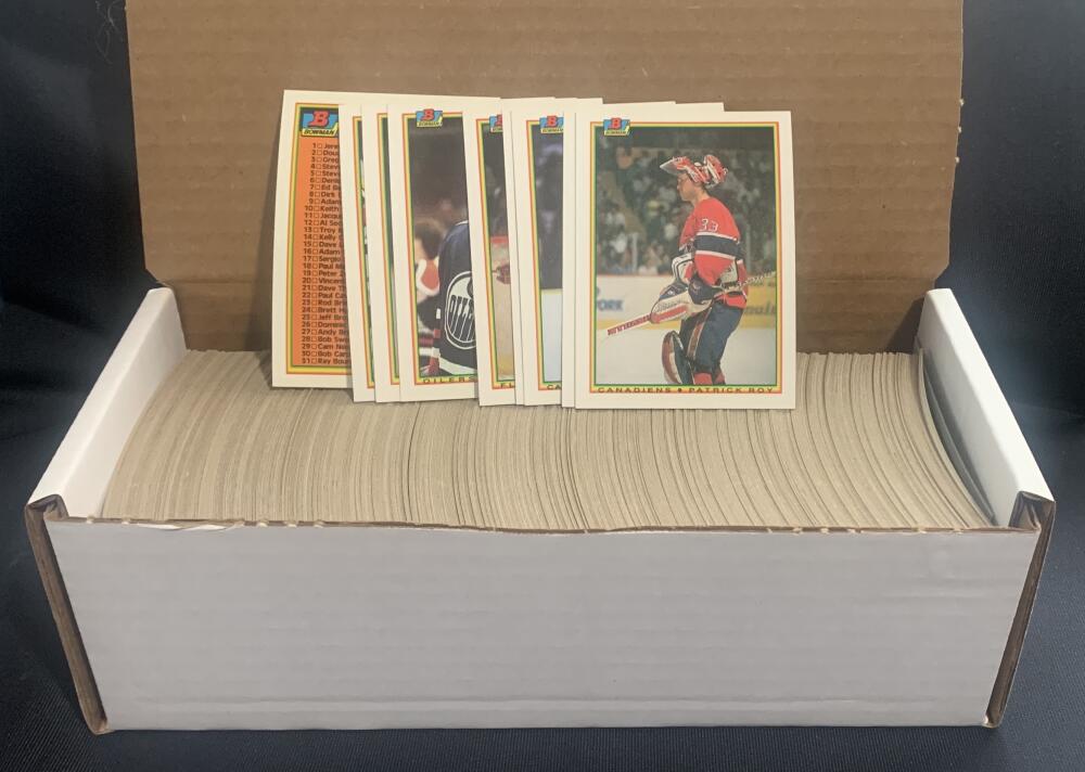 1990-91 Bowman Hockey Trading Cards - Box Over 500 cards! - Lot #2 Image 1