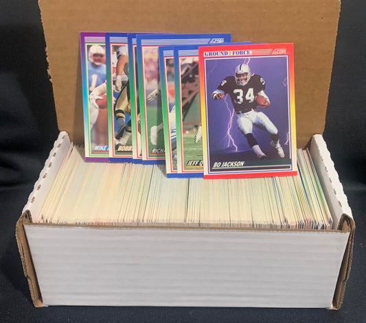 1990 Score Football Trading Cards - Box Over 400 cards! - Lot #2 Image 1