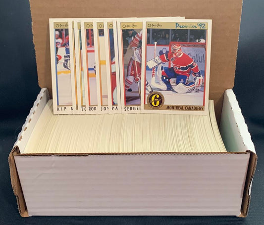 1991-92 Premier Hockey Trading Cards - Box Over 400 cards! - Lot #1 Image 1