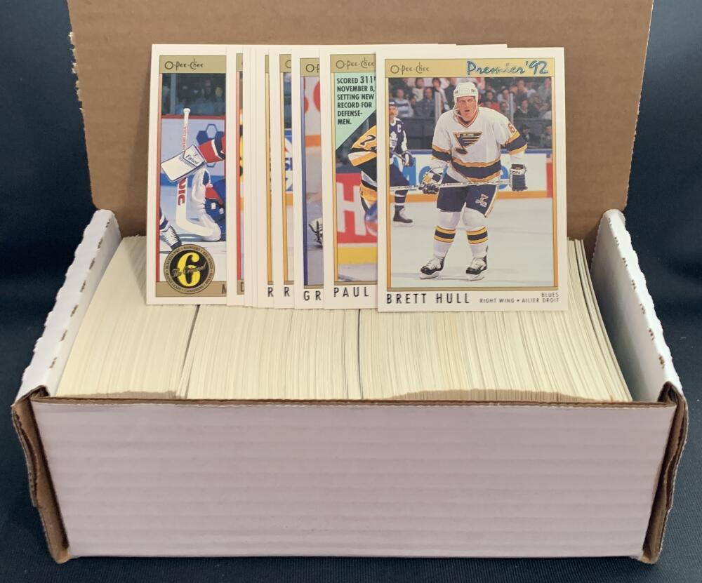 1991-92 Premier Hockey Trading Cards - Box Over 400 cards! - Lot #2 Image 1