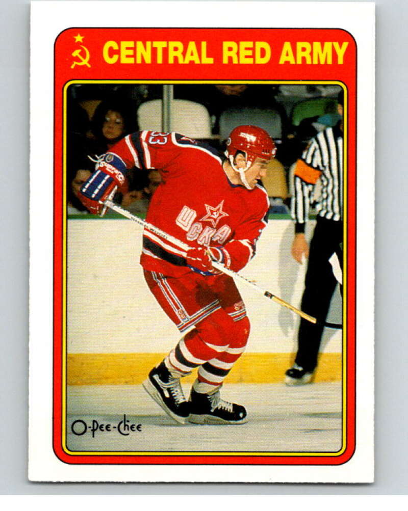 1990-91 O-Pee-Chee Red Army #14R Igor Maslennikov   V65015 Image 1