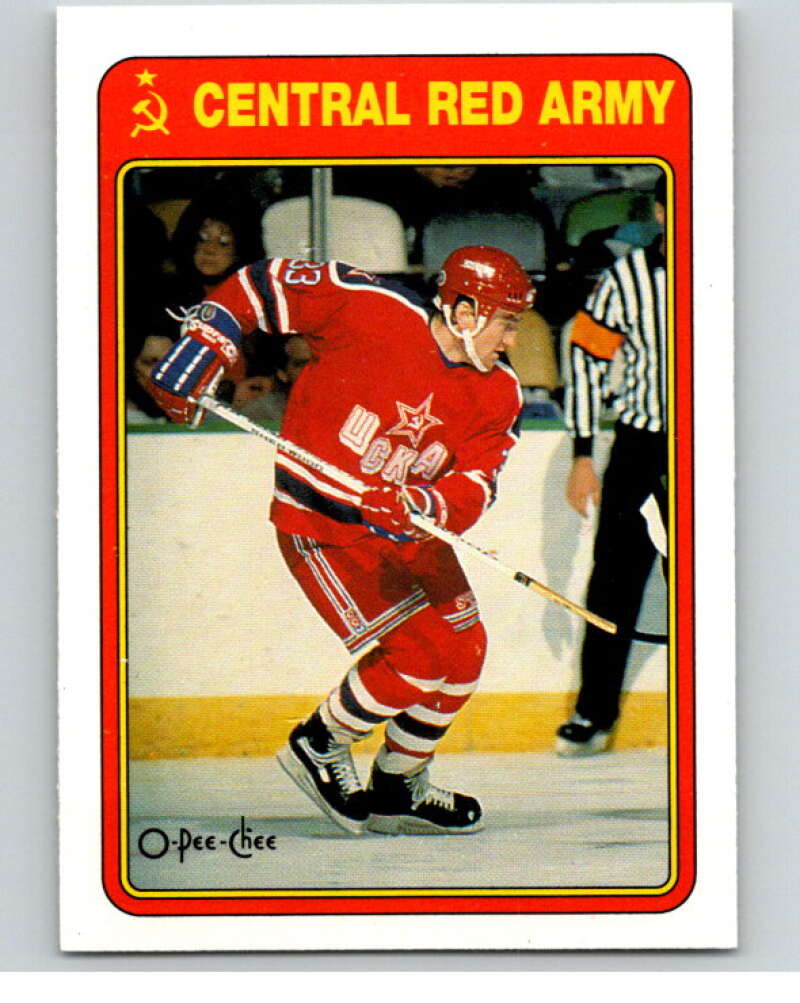 1990-91 O-Pee-Chee Red Army #14R Igor Maslennikov   V65016 Image 1