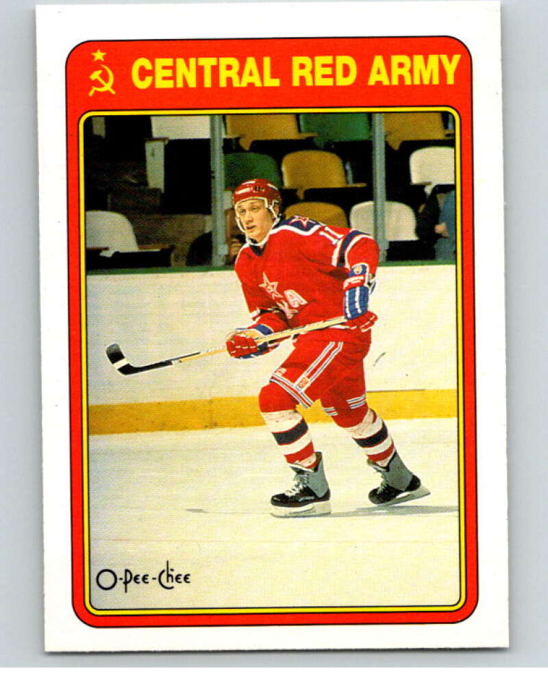 1990-91 O-Pee-Chee Red Army #18R Evgeny Davydov   V65021 Image 1