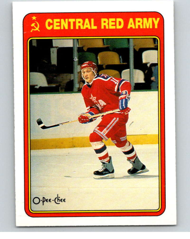 1990-91 O-Pee-Chee Red Army #18R Evgeny Davydov   V65023 Image 1